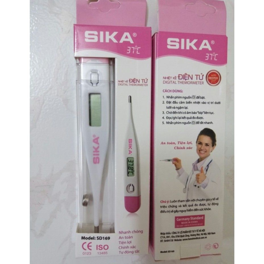 Nhiệt kế điện tử đầu cứng SIKA- truelife
