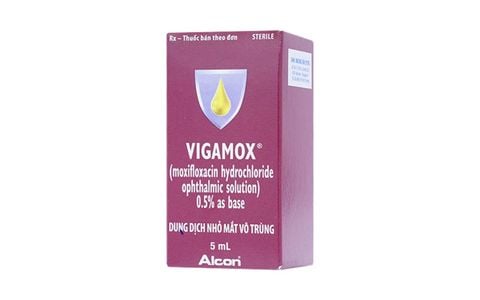 Dung dịch nhỏ mắt vô trùng Vigamox điều trị nhiễm khuẩn mắt (5Ml)