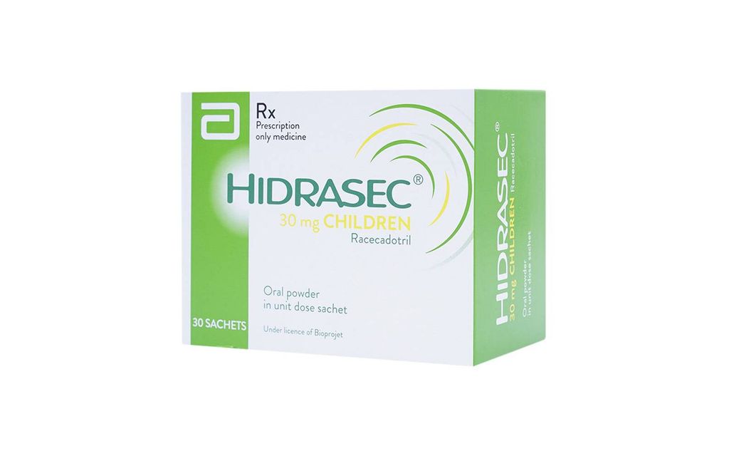 Thuốc Hidrasec 30mg Sophartex điều trị tiêu chảy cấp ở trẻ em (30 gói x 2.899g)