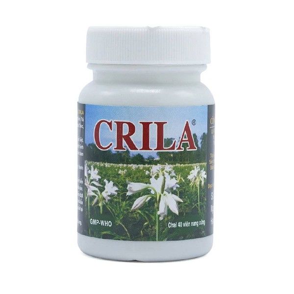 Crila (lọ 40viên) -  hỗ trợ điều trị u xơ tử cung (4 chai x 40 viên)