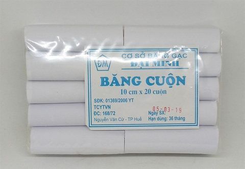 Gạc cuộn (to) 20 cuộn (10cm)