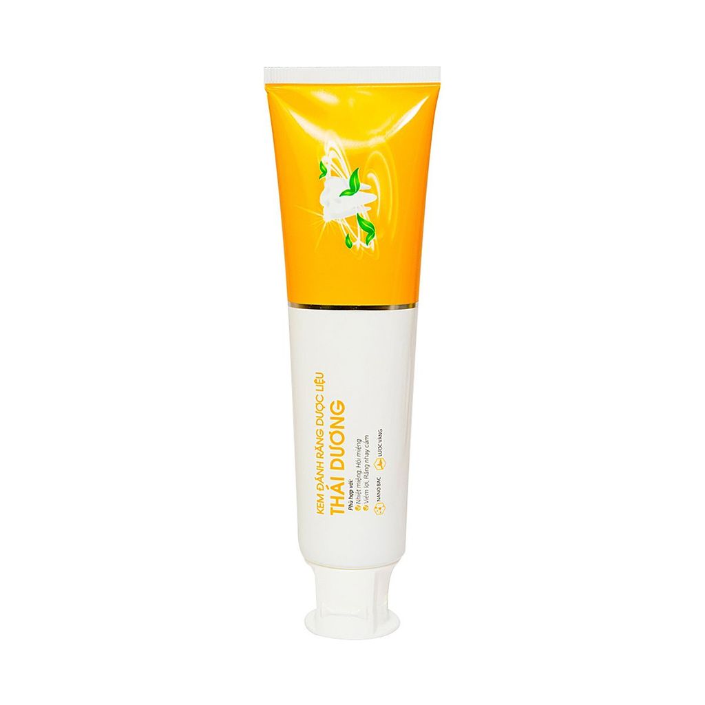 Kem đánh răng dược liệu Thái Dương hỗ trợ làm sạch mảng bám và vết ố vàng (100g)