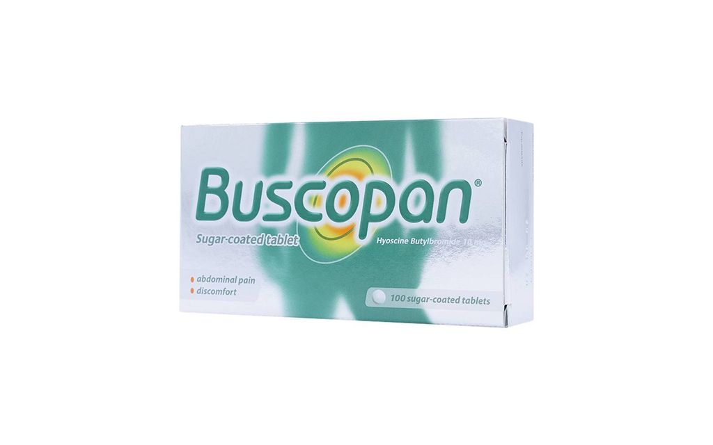 Thuốc Buscopan 10mg Boehringer điều trị co thắt đường tiêu hóa (5 vỉ x 20 viên)