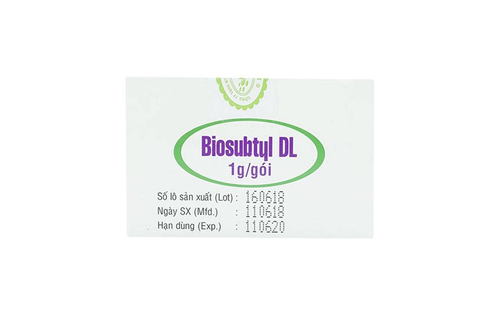 Thuốc Biosubtyl DL Davac điều trị tiêu chảy, viêm ruột (25 gói x 1g)