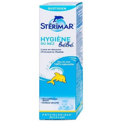 Dung dịch nước muối xịt mũi cho trẻ em Sterimar (50ml)