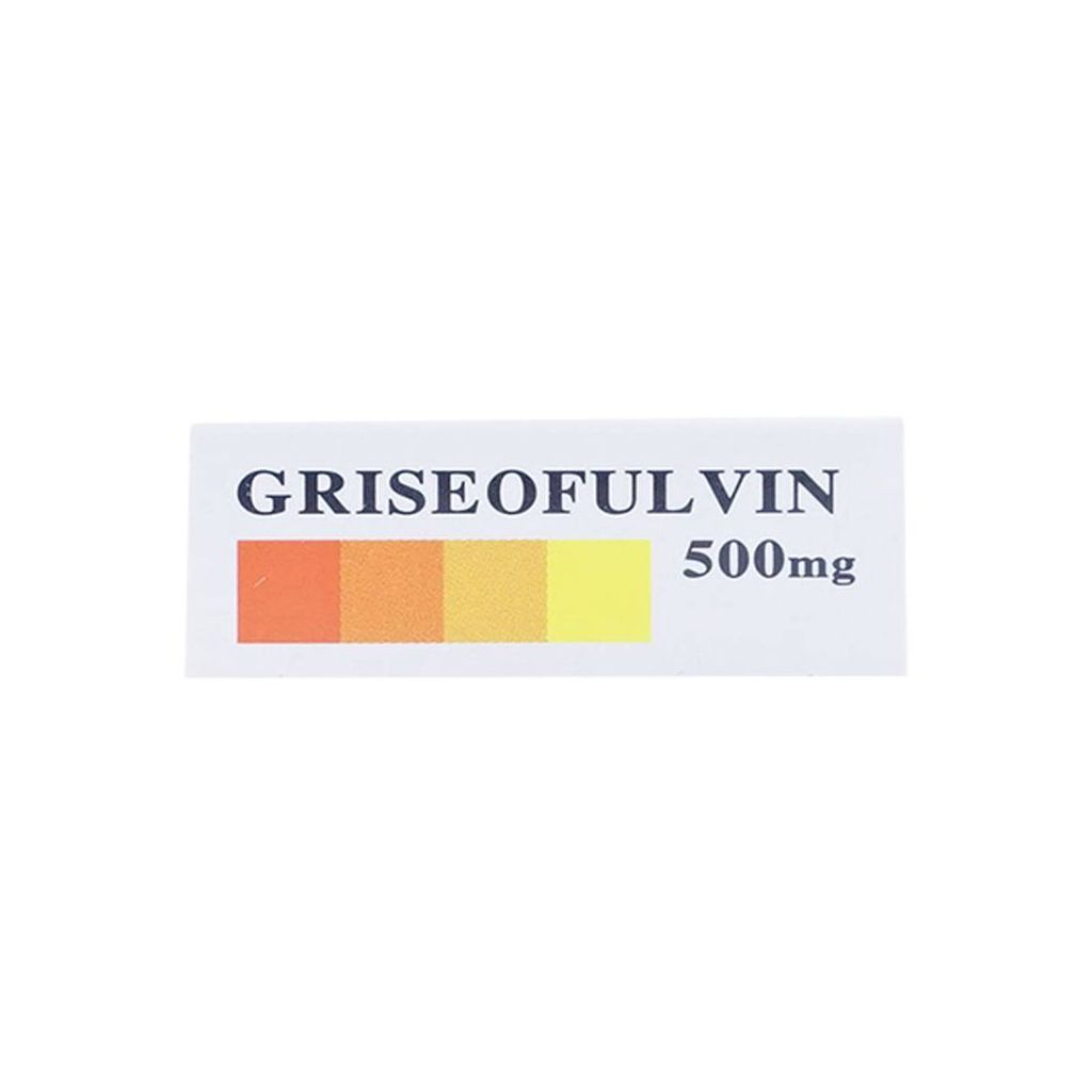 Griseofulvin 500 (2*10) - điều trị nhiễm trùng nấm da, tóc