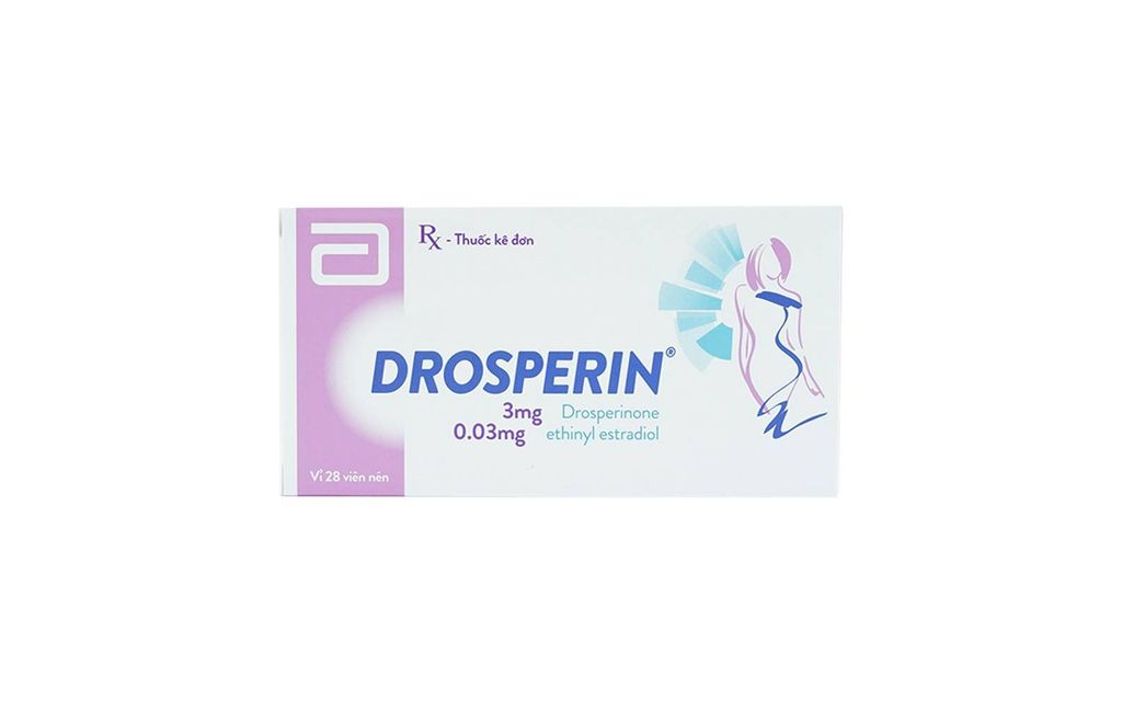 Thuốc tránh thai Drosperin Abbott dùng hằng ngày (1 vỉ x 28 viên)