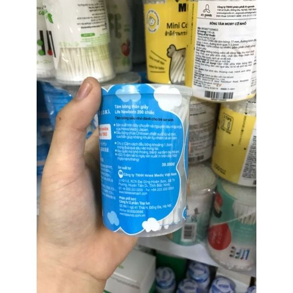 ZZ Bông tai Life newborn 200 que