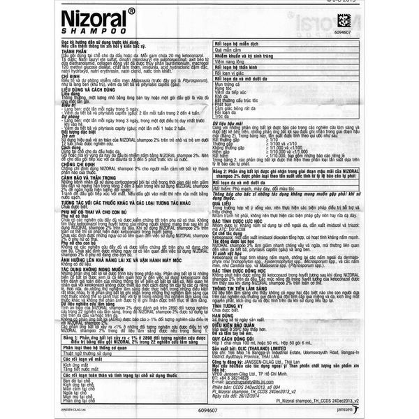 Nizoral 50ml - Dầu gội điều trị gàu và nấm da đầu (50ml)