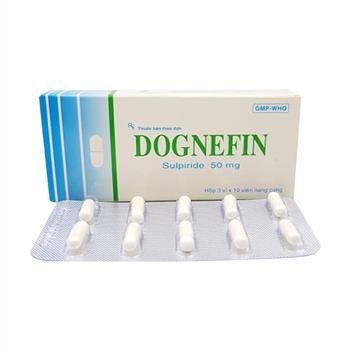 Thuốc Dognefin 50mg Đồng Nai điều trị các triệu chứng lo âu, rối loạn hành vi nặng (3 vỉ x 10 viên)