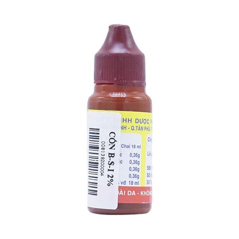 Cồn B-S-I 2% Nam Việt điều trị nấm da, hắc lào (18ml)