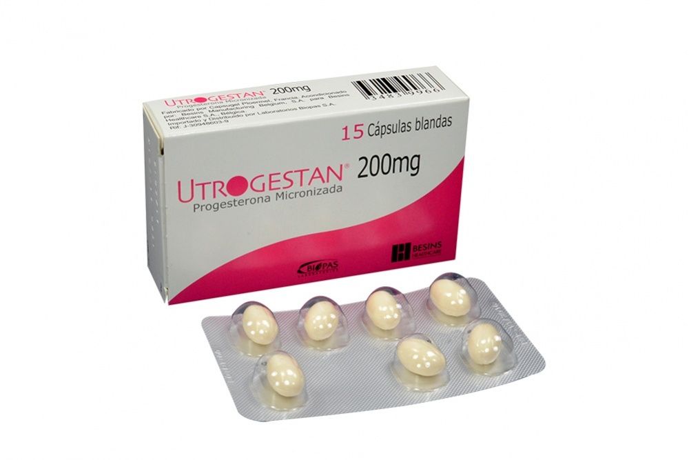 Thuốc Utrogestan 200mg Besins điều trị các rối loạn do thiếu progesterone (15 viên)