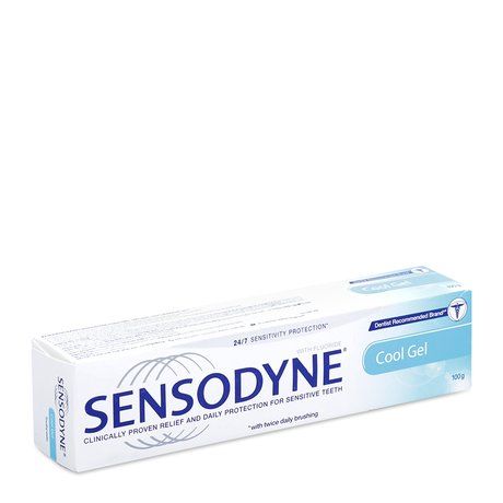 Kem đánh răng Sensodyne Cool Gel mát lạnh 100g  - Giảm ê buốt răng, ngừa sâu răng, sạch sẽ, mát lạnh cho răng miệng