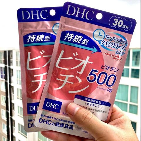 Viên uống DHC Sustained Release Biotin Gói 30 viên