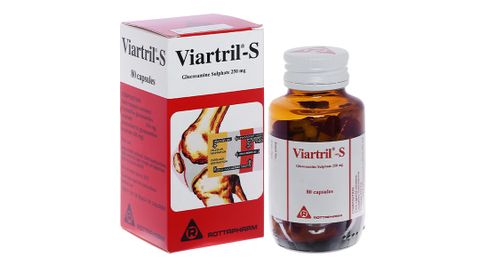 Viartril-S 250mg giảm triệu chứng thoái hóa khớp lọ 80 viên