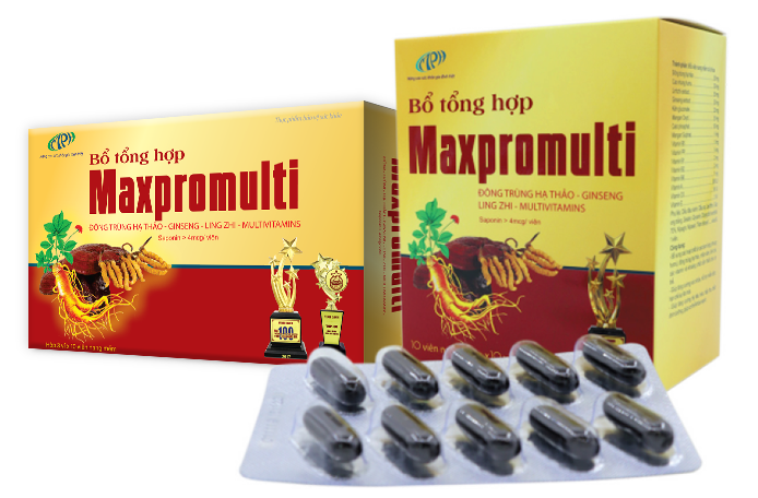Viên bổ tổng hợp Maxpromulti bồi bổ sức khỏe, tăng cường hệ miễn dịch - Hộp 100 viên