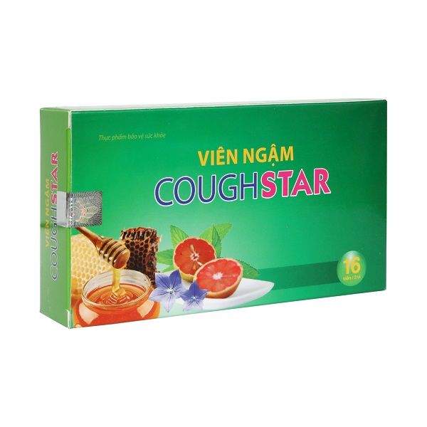 Viên ngậm ho thảo dược Coughstar - Hộp 16 viên