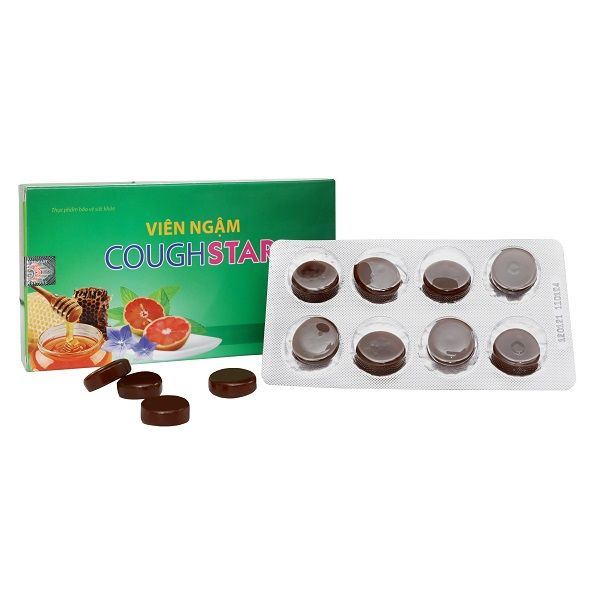 Viên ngậm ho thảo dược Coughstar - Hộp 16 viên
