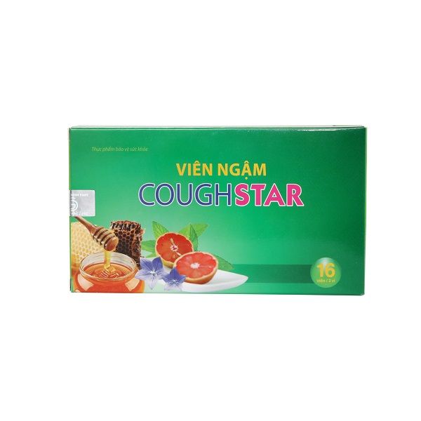 Viên ngậm ho thảo dược Coughstar - Hộp 16 viên