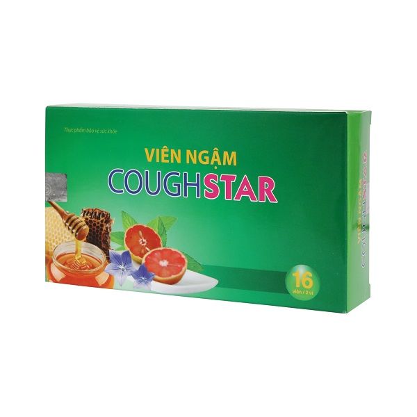 Viên ngậm ho thảo dược Coughstar - Hộp 16 viên
