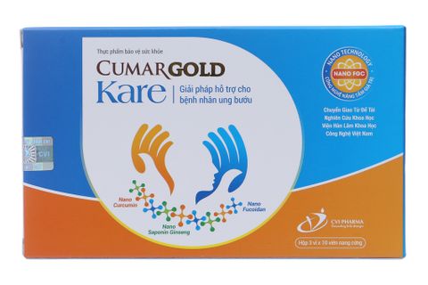 Cumargold Kare tăng đề kháng, hỗ trợ giảm nguy cơ ung bướu hộp 30 viên