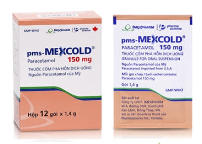 Mexcold 150mg (12gói)