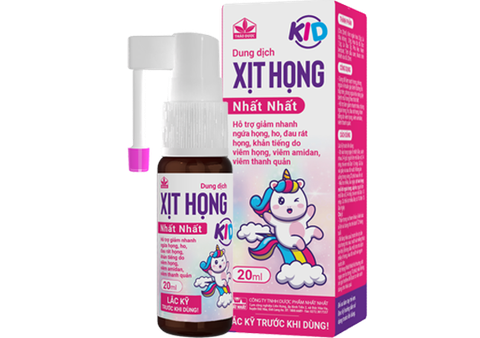 DUNG DỊCH XỊT HỌNG NHẤT NHẤT KID