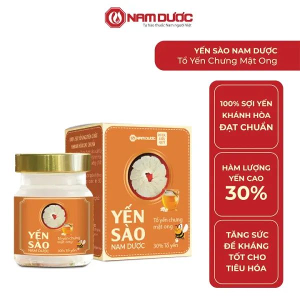 Yến sào Nam dược chưng mật ong