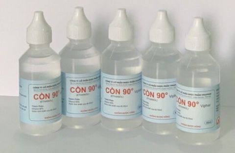 Cồn 90 bé 50ml (300 lọ/kiện)-hd