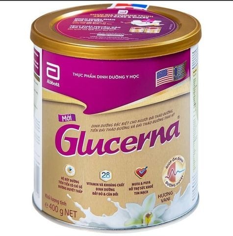 Sữa bột Abbott Glucerna dinh dưỡng đặc biệt cho người đái tháo đường (400g)