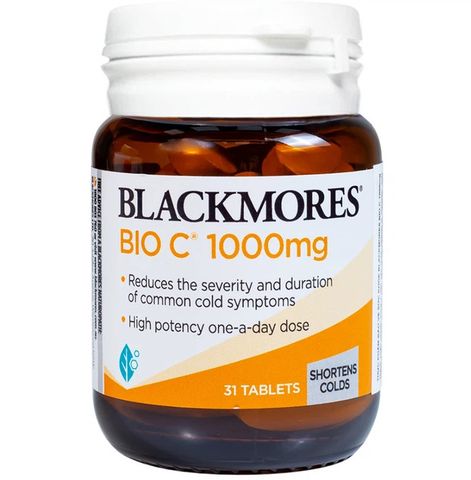 Viên uống Blackmores Bio C 1000mg bổ sung vitamin C, tăng cường sức khỏe (31 viên)