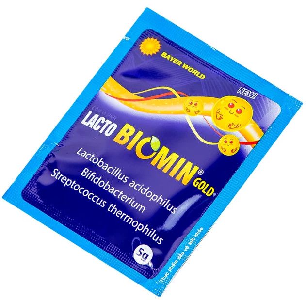 Cốm Lacto Biomin Gold hỗ trợ cải thiện hệ vi khuẩn đường ruột (20 gói)