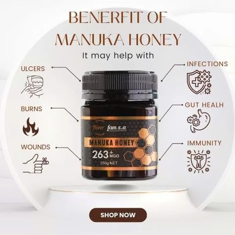 Mật ong Manuka RiverFam MGO 263+ 250g