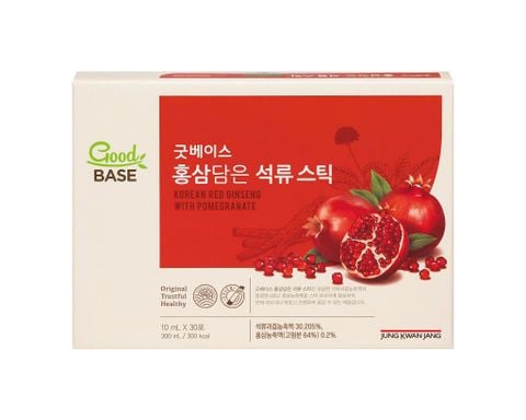 Nước uống hồng sâm lựu đỏ Hàn Quốc Good Base 10ml ( 30 gói/ hộp)