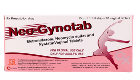 Neo Gynotab - Viên đặt điều trị viêm nhiễm phụ khoa của Pharmedic