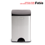 Thùng rác inox Fitis đạp chân 15L