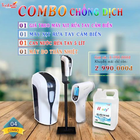 Bộ 04 sản phẩm bảo vệ sức khỏe mùa dịch