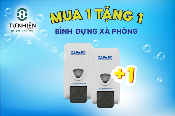 Mua 1 Tặng 1 Bình Đựng Xà Phòng Treo Tường 1000ml
