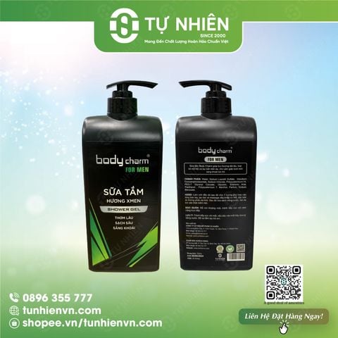 Sữa tắm Body Charm For Men 750ml