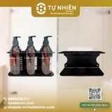 Giá treo 03 bình xà phòng thép sơn tĩnh điện
