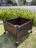  Chậu ghép trồng rau Daim có bánh xe đẩy 