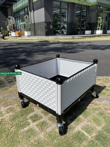  Chậu ghép trồng rau Daim có bánh xe đẩy 