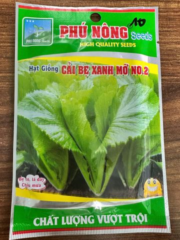  Hạt giống cải bẹ xanh mỡ No 2 