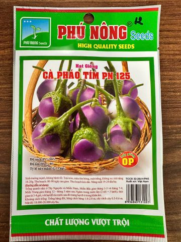  Hạt giống cà pháo tím PN 125 