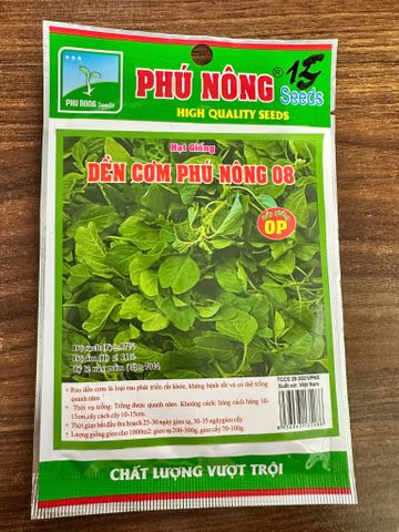  Hạt giống dền cơm Phú Nông 08 