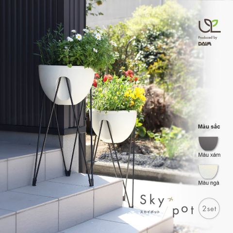  Chậu trồng cây tự tưới Skypot Daim - Giải pháp cho người bận rộn. 