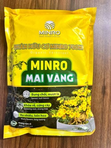  Phân hữu cơ Minro 700m mai vàng 