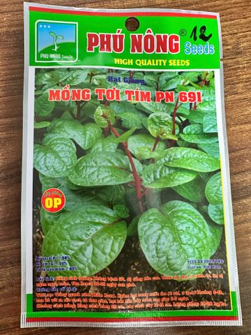  Hạt giống mồng tơi tím PN 691 