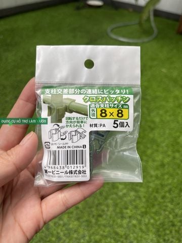  Kẹp nhựa làm giàn ống phi 8 liên kết ống phi 8 