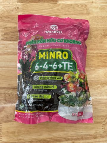  Phân bón hữu cơ khoáng Minro 6-4-6 +TE 